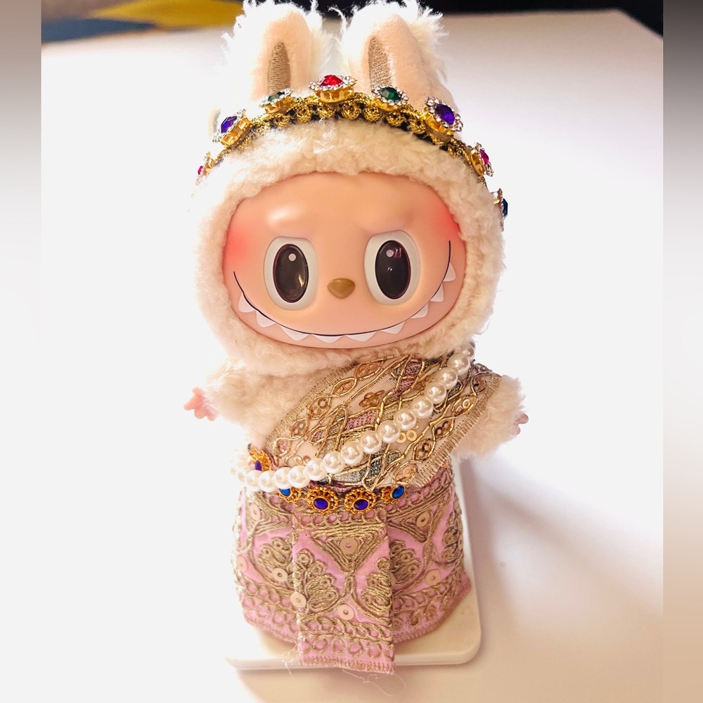 NEW Thai Traditional Doll Costume -Handmade Luxury Clothes for Labubu (no Doll)